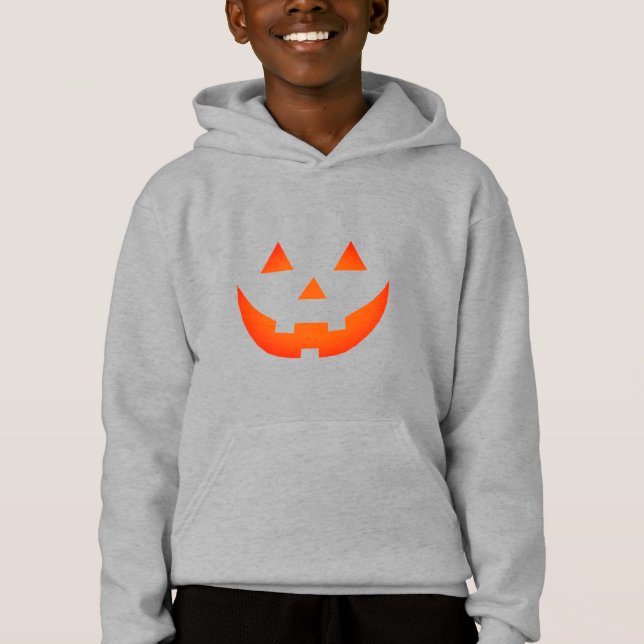 Halloween Jack-o'-lantern citrouille visage enfant (Devant)