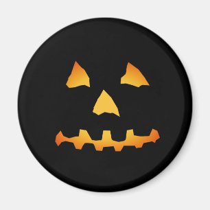 Halloween: Jack-o-Lantern Face: Magnet