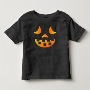 Halloween Jack-o'-lantern Face Toddler T-shirt