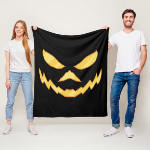 Halloween Jack O Lantern  Fleece Blanket