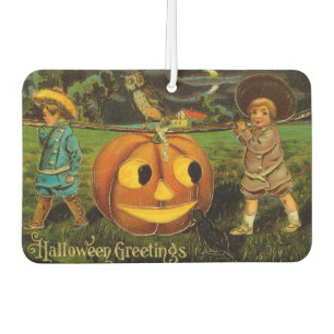 Halloween Jack-o-Lantern Harvest Night by Kids   Air Freshener