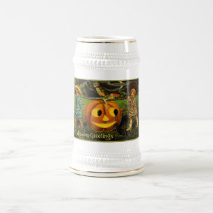 Halloween Jack-o-Lantern Harvest Night by Kids Beer Stein