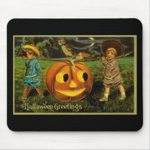 Halloween Jack-o-Lantern Harvest Night by Kids Mouse Pad
