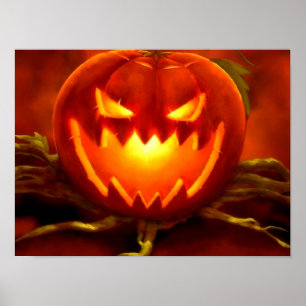 Halloween Jack O Lantern Poster