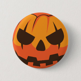 Halloween Jack o Lantern Pumpkin 2 Inch Round Button