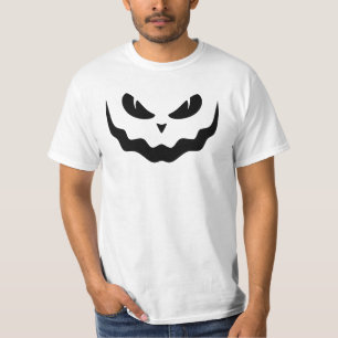 Halloween Jack O Lantern Pumpkin Creepy Face T-Shirt
