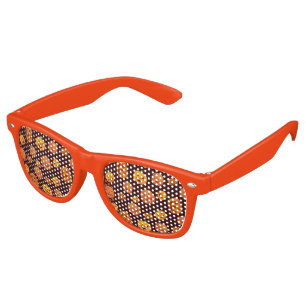 Halloween Jack-O-Lantern Pumpkin Pattern Retro Sunglasses