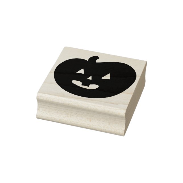 Halloween Jack-o-lantern Rubber Stamp (Stamp)