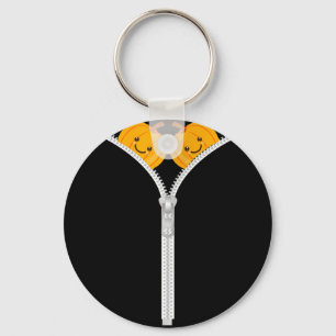 Halloween jack o lantern scary ghost pumpkin keychain