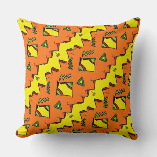 Halloween Jack-O-Lantern & Spider Coussin coton