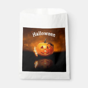 Halloween Jack-o-lantern with Spider Favour Bag