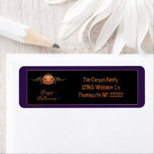 Halloween Jack-o-lanterne effrayant Violet