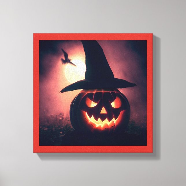 Halloween - Jack-O-Lanterns 3 Canvas Print (Front)