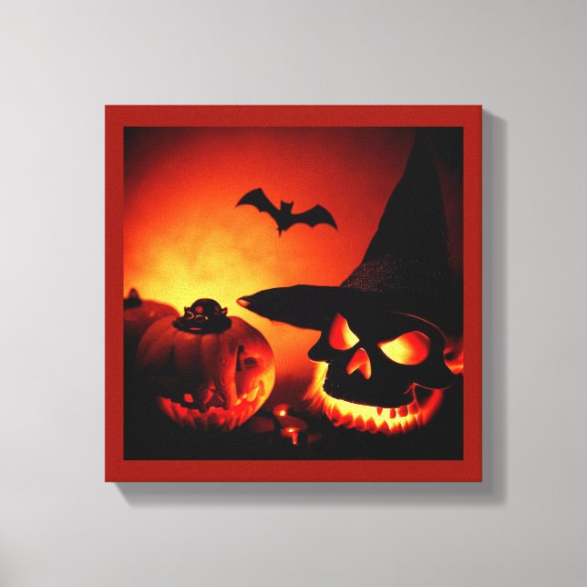 Halloween - Jack-O-Lanterns 6 Canvas Print (Front)