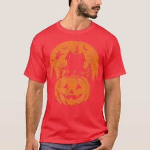 Halloween Jack o'Lantern JackoLantern Pumpkin Witc T-Shirt