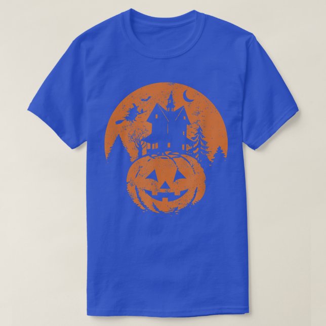 Halloween Jack oLantern JackoLantern Pumpkin Witch T-Shirt (Design Front)