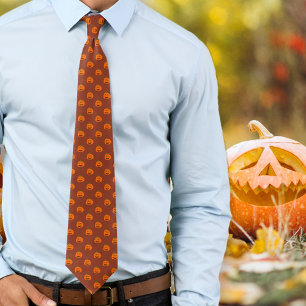 Halloween Jack oLanterns rouille cravate rouge