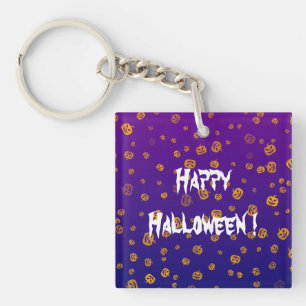 Halloween Jack Pumpkins Keychain