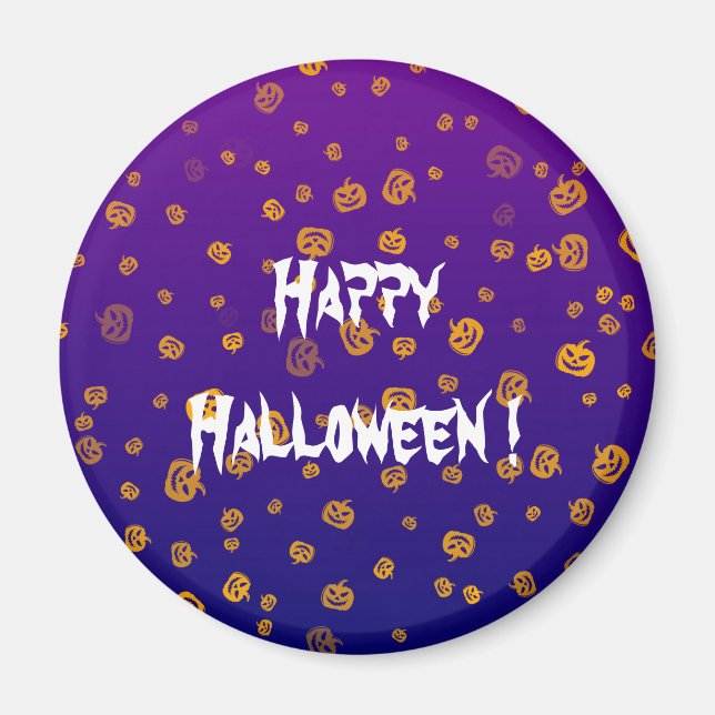 Halloween Jack Pumpkins Magnet (Front)