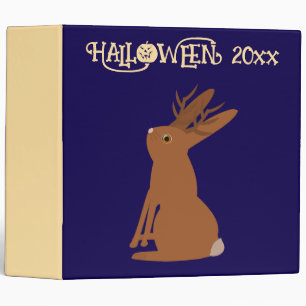 Halloween Jackalope Trick or Treat Custom Photo Binder