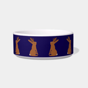 Halloween Jackalope Trick or Treat Patterned Bowl