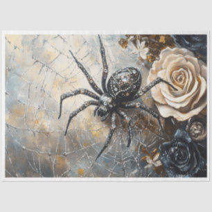 Halloween Jewelled Spider Tissue Paper