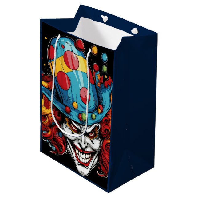 Halloween/Joker Gift Bag (Front Angled)