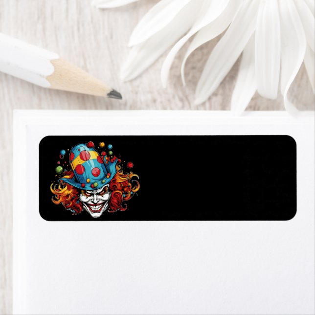 Halloween/Joker Return Address Label (Insitu)