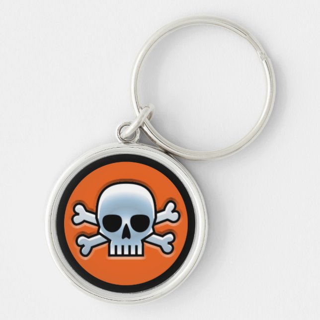 Halloween 'Jolly Roger' Keychain (Front)