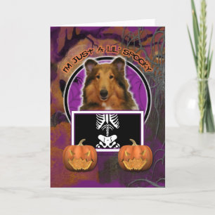 Halloween - Just a Lil Spooky - Collie - Natalie Card