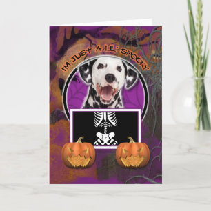 Halloween - Just a Lil Spooky - Dalmatian Card