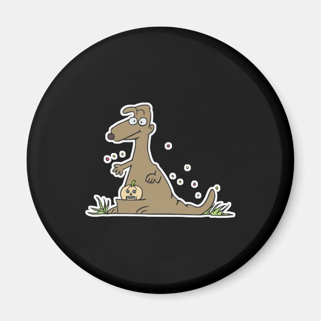 halloween kangaroo magnet (Front)