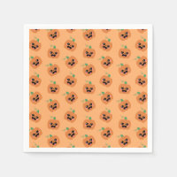 Halloween Kawaii Pumpkins Pattern