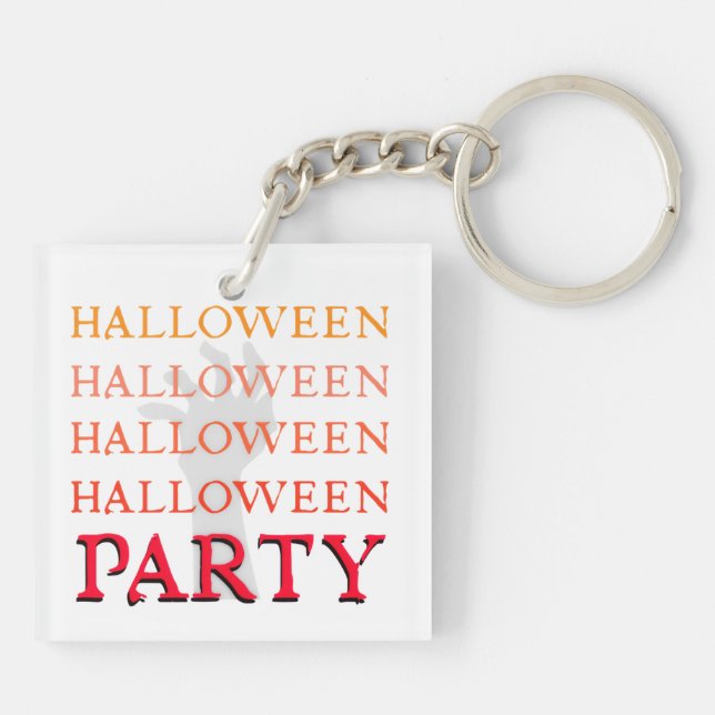 halloween keychain (Back)
