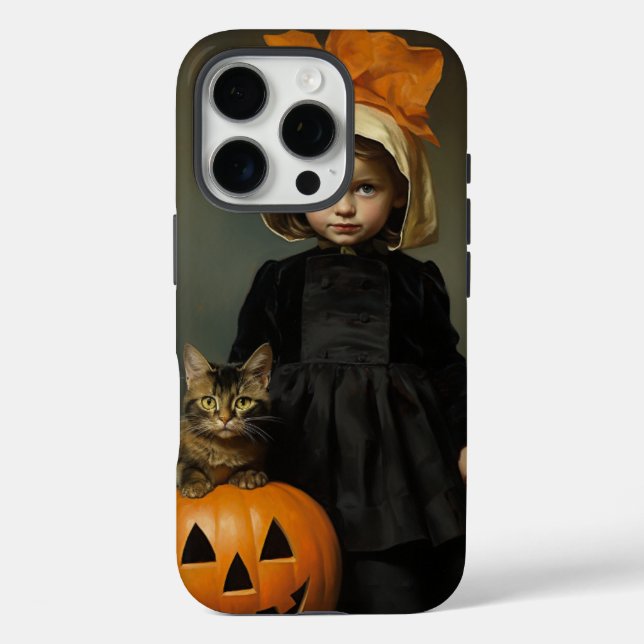 Halloween kids and cats Case-Mate iPhone case (Back)