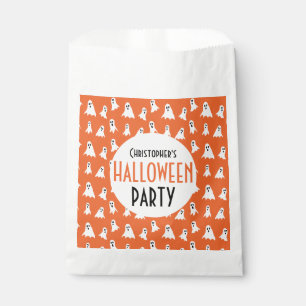 Halloween Kids Ghost Pattern Personalized Party Favour Bag