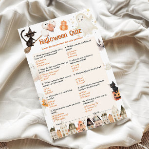 Halloween Kids Quiz Game