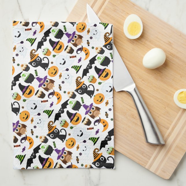 Halloween Kitchen Towel (Quarter Fold)