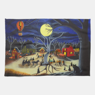 Halloween kitchen towel "Hauntoberfest"