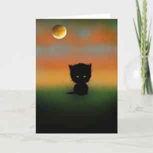 Halloween Kitten Card by Molly Harrison