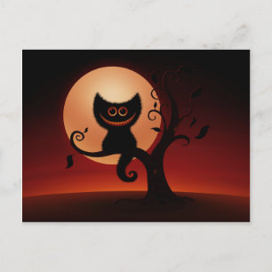 Halloween Kitten Postcard