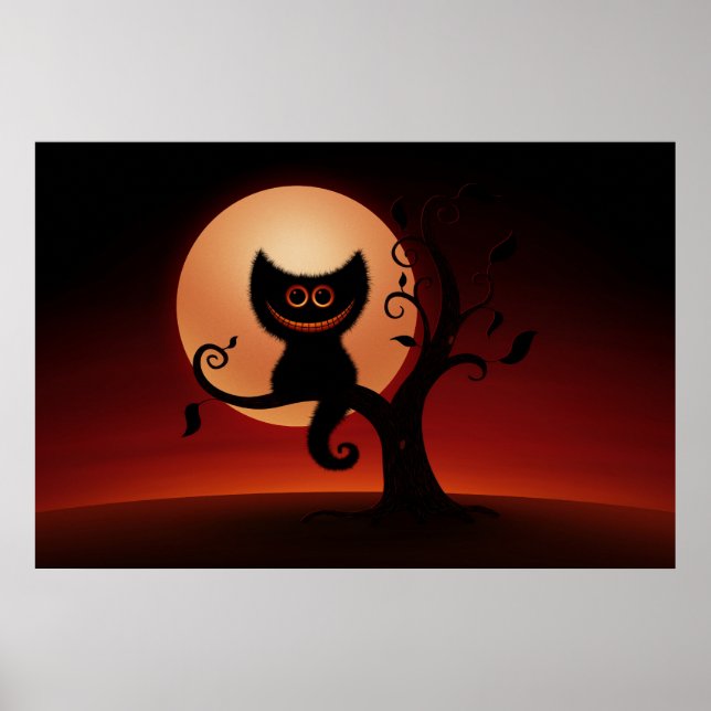 Halloween Kitten Poster (Front)
