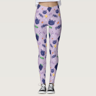 Halloween Kitty Leggings