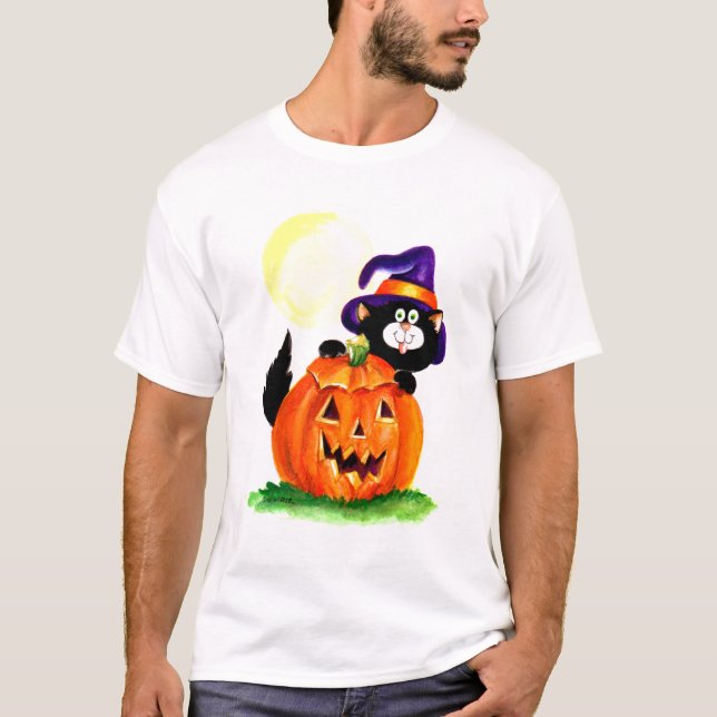 Halloween Kitty T-Shirt (Front)