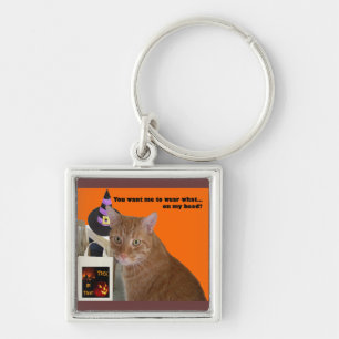 Halloween Kitty Wear What Keychain
