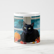 Halloween Kitty's Boo-tiful Night Jumbo Mug