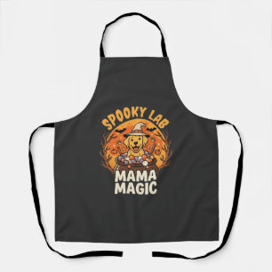 Halloween Labrador Mom Magic Apron