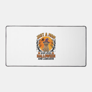 Halloween Labrador Mom Vintage Dog Design_1 Desk Mat