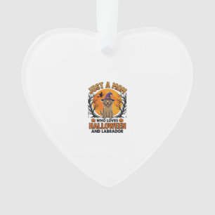Halloween Labrador Mom Vintage Dog Design_1 Ornament