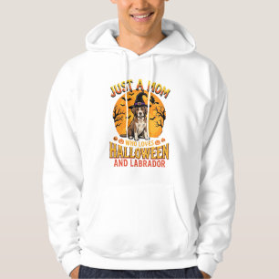 Halloween Labrador Mom Witch Dog Design_1 Hoodie